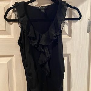 White House black market black blouse XXS